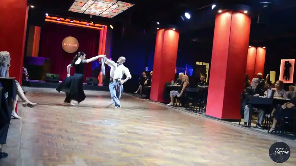 Video thumbnail for Malena Martos & Ramón Salina en Milonga Malena "COMO NINGUNA"!!1/3