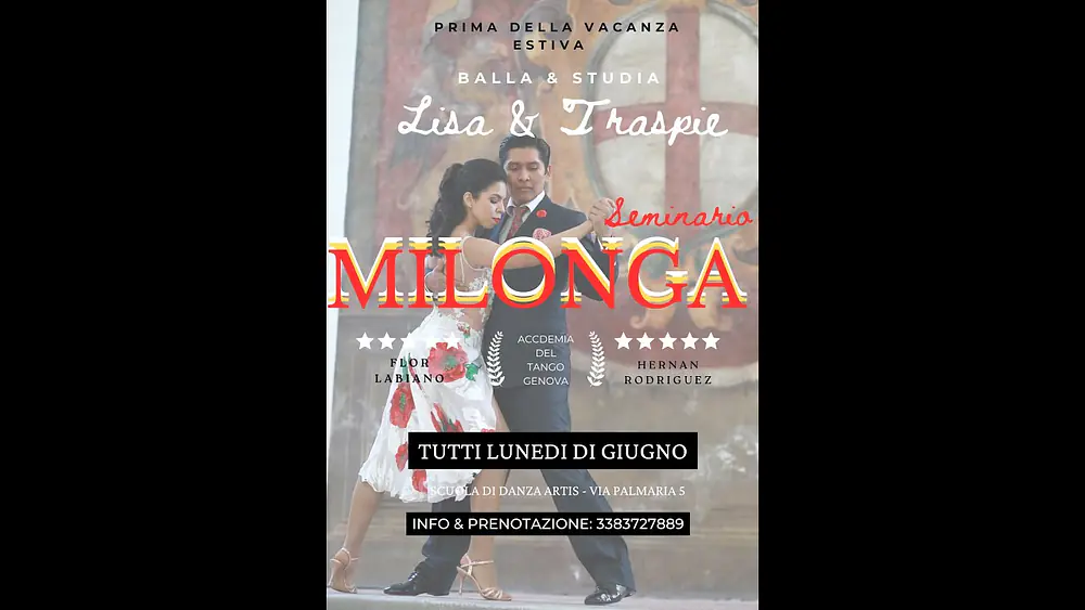 Video thumbnail for Show Milonga alla spezia 💃🕺 Flor Labiano & Hernan Rodriguez