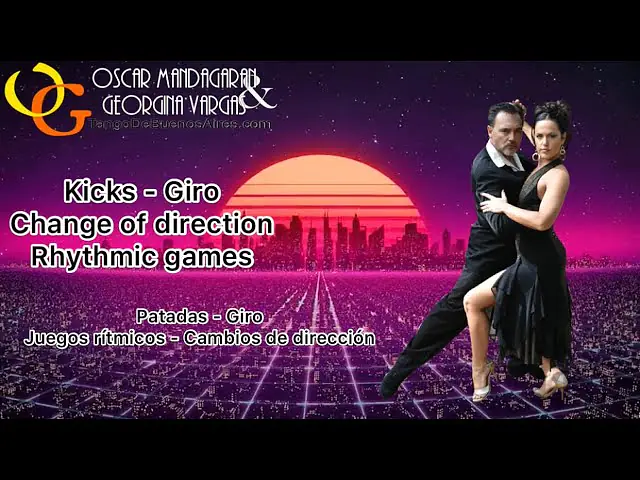 Video thumbnail for #MILONGA Vals Tango combination with change of direction, kicks, giro Georgina & Oscar Mandagaran