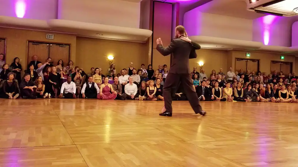 Video thumbnail for Liz & Yannick Vanhove - performance (1 of 2) at ValenTango on February 23, 2019