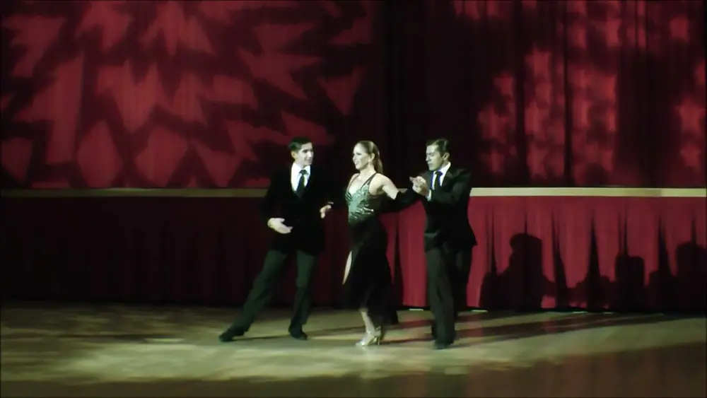 Video thumbnail for Daniel Juarez, Alejandra Armenti y Valentin at Vecher Tango April 1, 2023