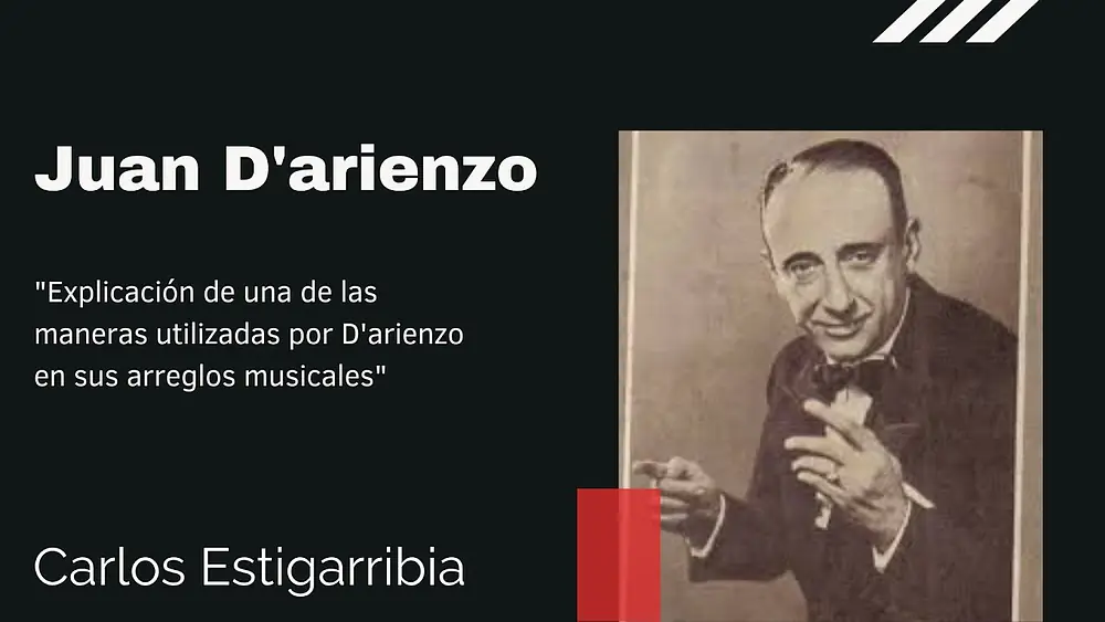 Video thumbnail for Explicación de una de las maneras de arreglos que utilizaba Juan D'arienzo, por Carlos Estigarribia