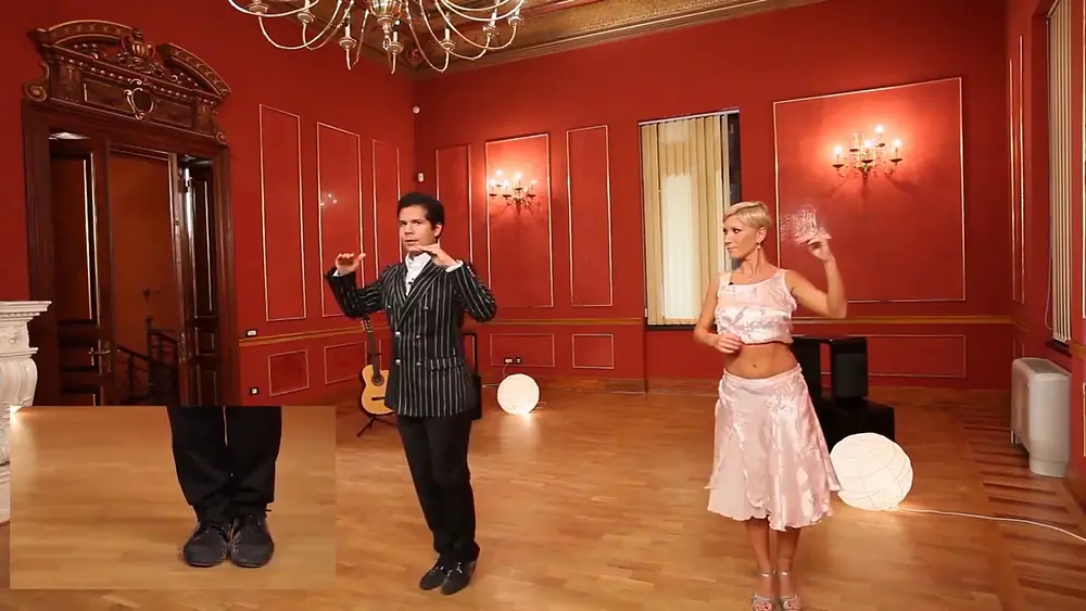 Video thumbnail for Sebastian Arce & Mariana Montes Lesson 3. Walk in different directions 2. Tango