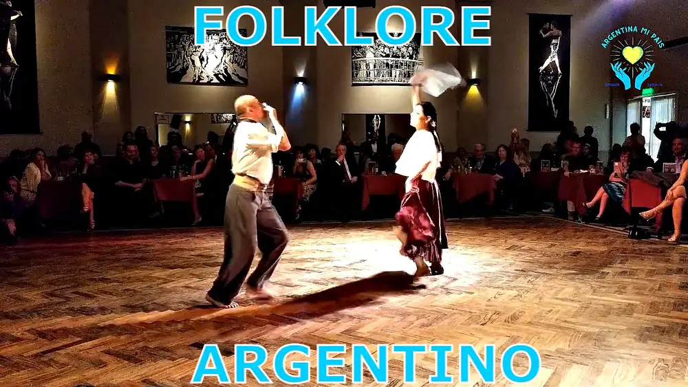 Video thumbnail for Folklore argentino en milonga Parakultural, Julia Gorin y Ramon Salina, zamba Para Nunca El Adiós