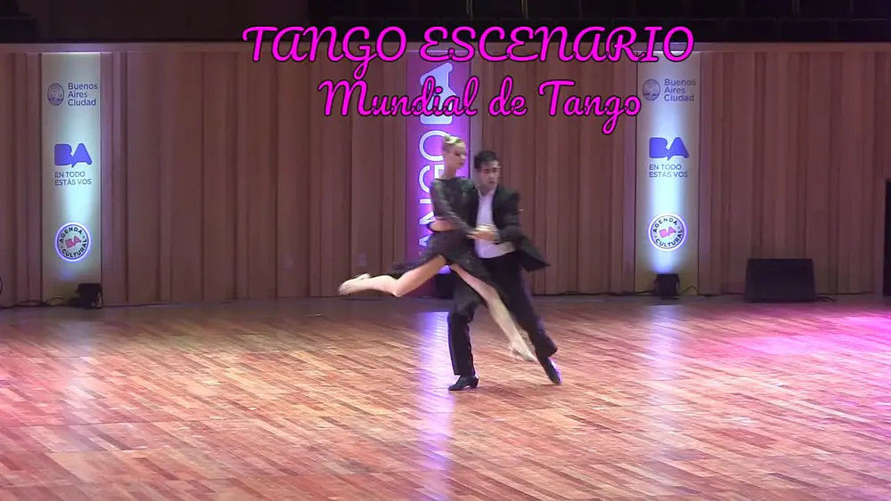 Video thumbnail for Cristian Miño, Michaela Bottinger, Marron y Azul, Astor Piazzolla, Mundial de  tango 2015
