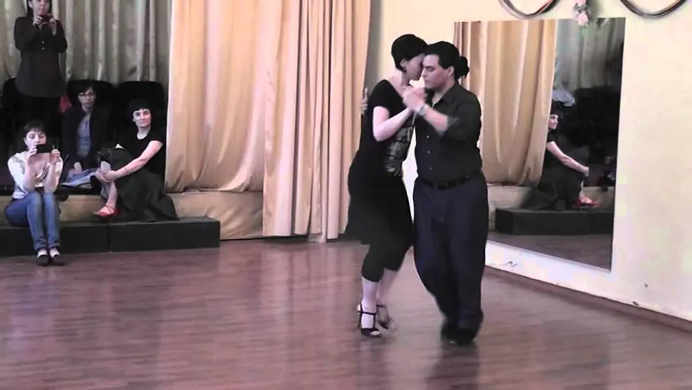 Video thumbnail for Carlos Rodriguez de Boedo Tango y Brigita Urbietytė, resume in KIev, Milonga, 2014