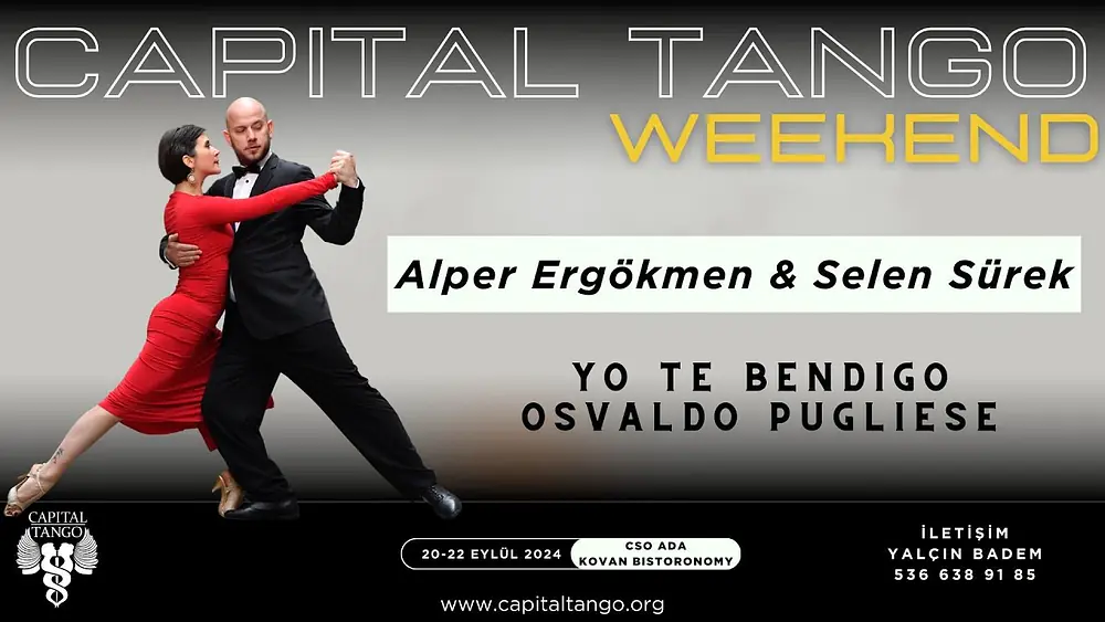 Video thumbnail for Alper Ergökmen & Selen Sürek 3-5 /Capital Tango Weekend/ CSO Kovan /Yo Te Bendigo Osvaldo Pugliese