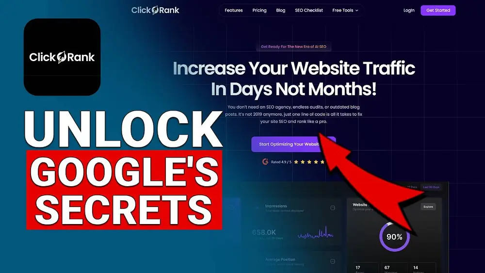 Video thumbnail of Unlock Google’s Secrets with ClickRank – Lifetime Deal for Serious Marketers
