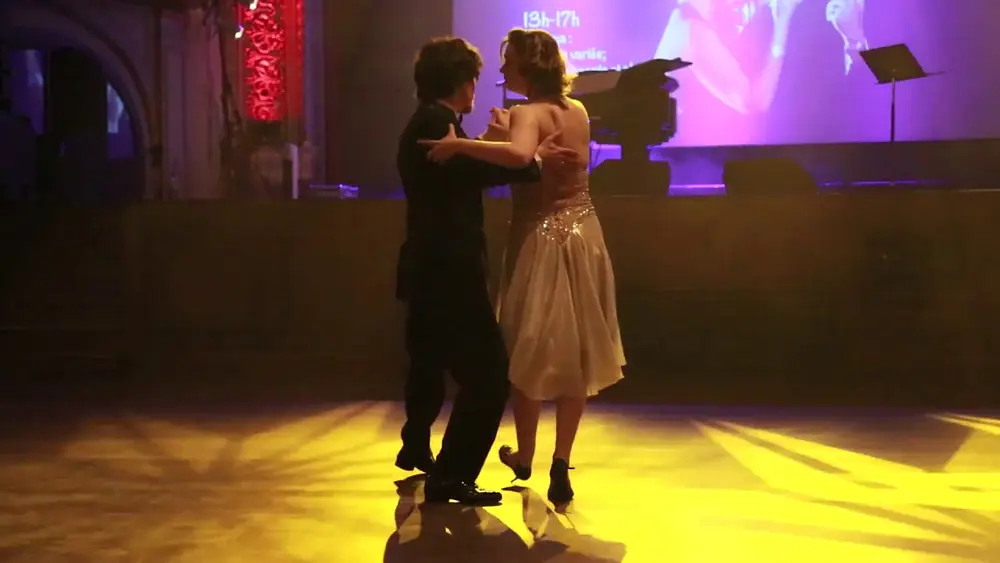 Video thumbnail for PABLO FERNANDEZ GOMEZ et LUDMILLA SRNKOVA, "El Mareo" (tango).