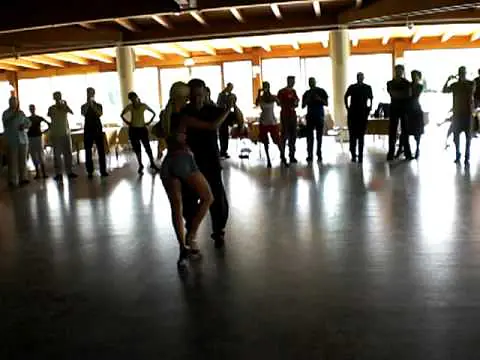 Video thumbnail for Tango lesson : Volcada -Sergio Natario y Alejandra Arrue Festival Senigallia : volcada