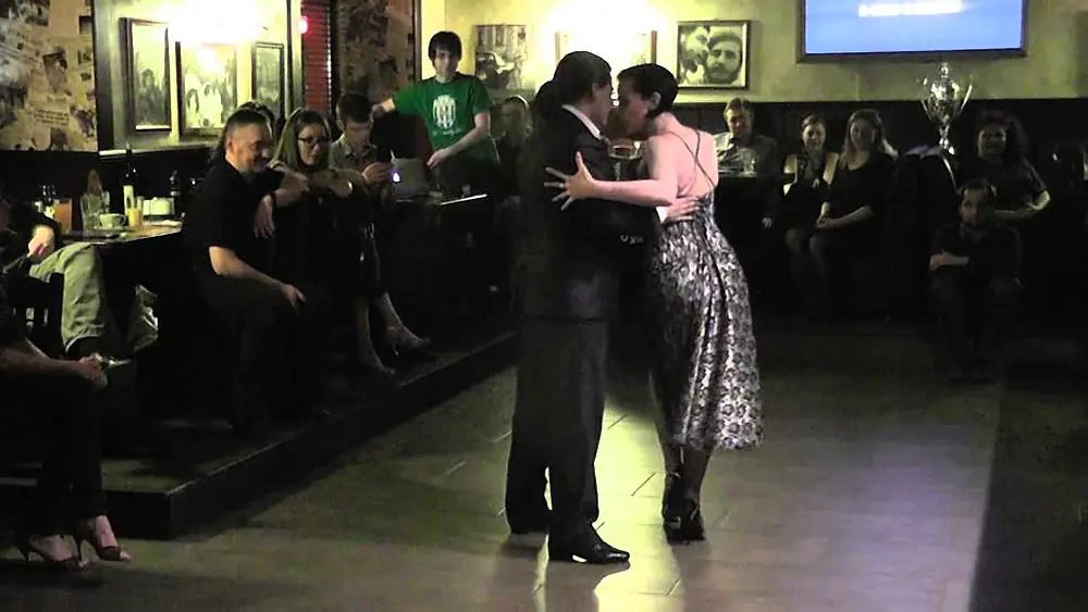 Video thumbnail for Carlos Rodriguez de Boedo Tango y Brigita Urbietytė  in Kiev, tango, Osvaldo  Pugliese, april  2014