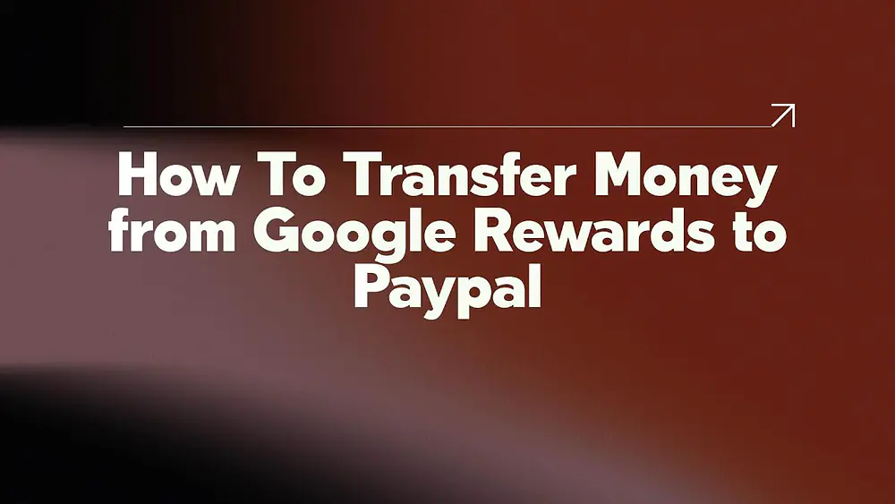 Video thumbnail of How To Transfer Money from Google Rewards to Paypal