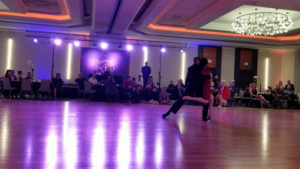 Video thumbnail for Ezequiel Jesus Lopez and Camila Alegre performance at Nora's tango week on July 4, 2019 (2 of 3)