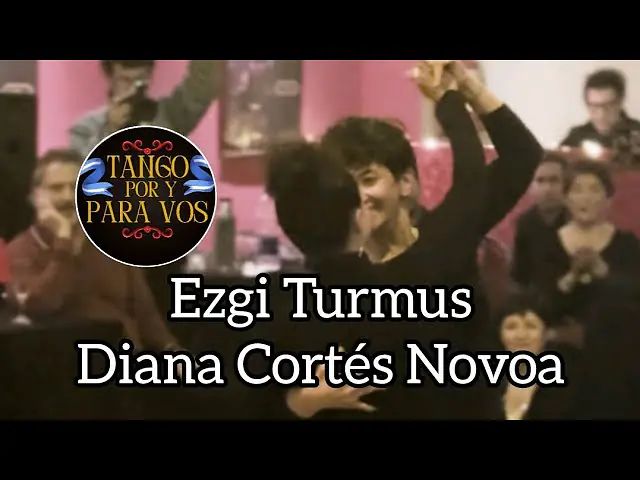 Video thumbnail for Mandria (D'Arienzo) Ezgi Turmus y Diana Cortéz. Champagne Tango club 11ago25