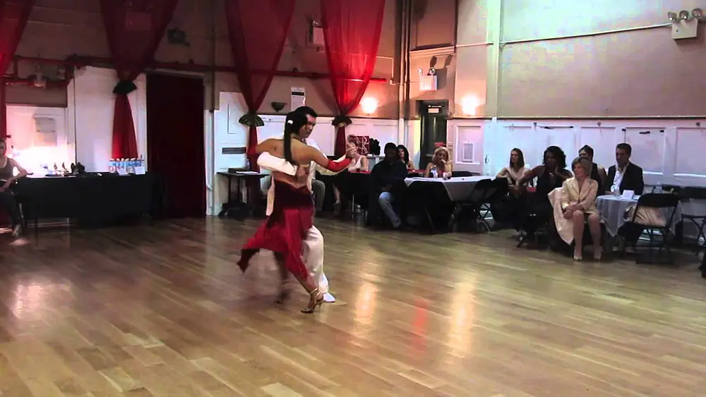 Video thumbnail for ROSALIA GASSO and ALEJANDRO BARRIENTOS, Argentine Tango at SALON REALE, nyc 2014