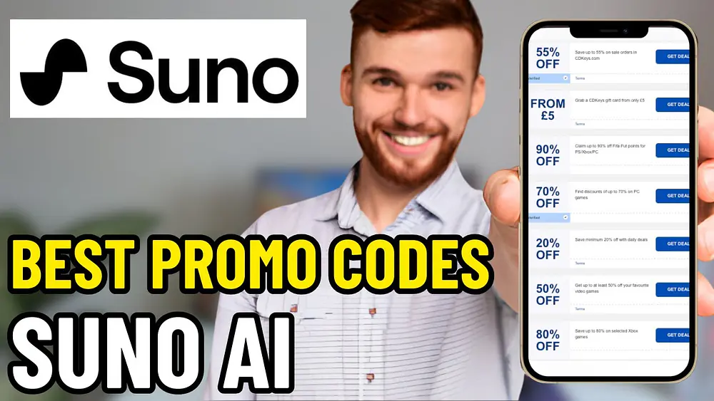 Video thumbnail of HOW TO GET BEST SUNO AI PROMO CODES 2025! (FULL GUIDE)