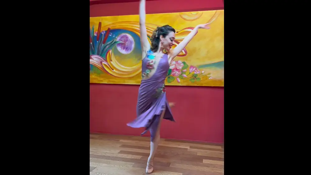 Video thumbnail for Laura D'Anna Violet Tango Dress