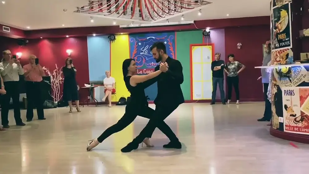 Video thumbnail for Mironenko Alexsey & Kristina - COLOR TANGO - Negracha. TANGO escenario: beginning of choreography