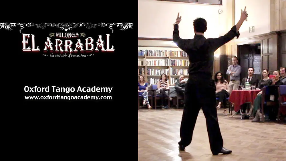 Video thumbnail for Diego Ledesma - Malambo with Boleadoras, Oxford Milonga El Arrabal