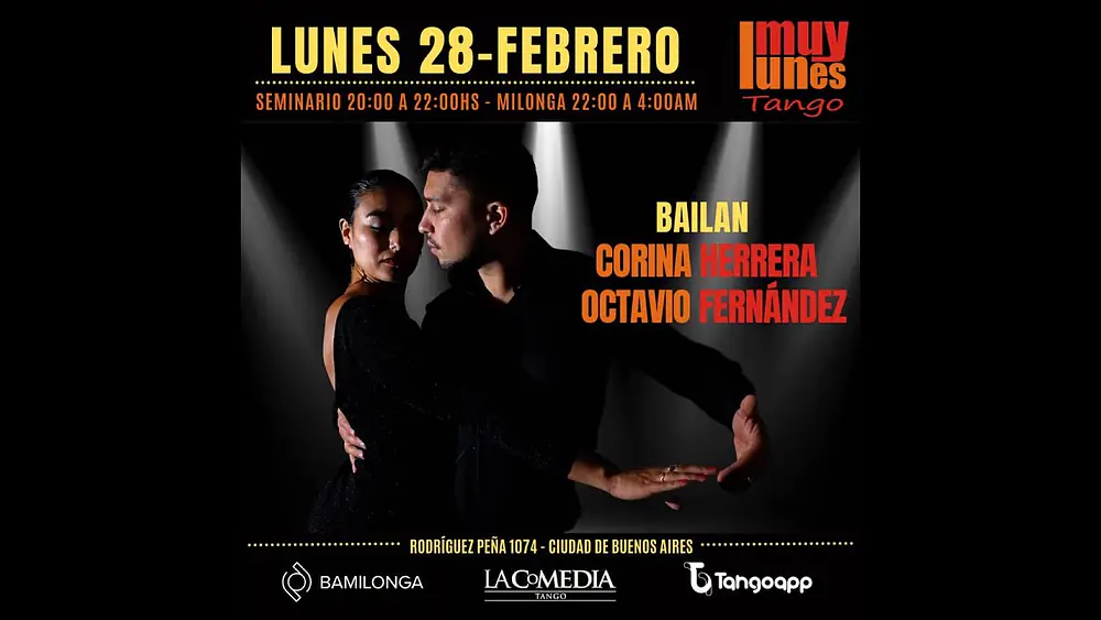 Video thumbnail for Corina Herrera y Octavio Fernandez - Nobleza de arrabal - Muy Lunes Tango