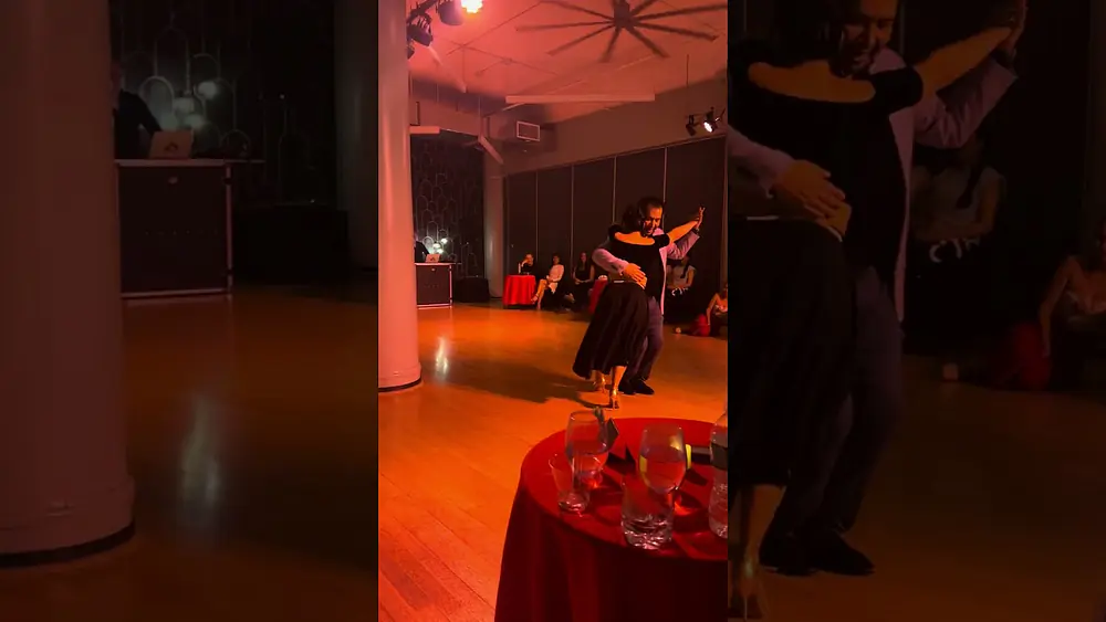 Video thumbnail for Gaby Mataloni & Marcelo El Chino Gutierrez dancing in Tango Café, New York City 2/3