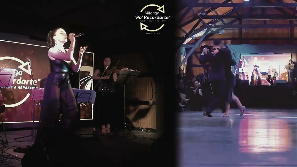 Video thumbnail for Suyay Quiroga, Jonny Carvajal, Xime Gimenez juntos en Milonga Pa Recordarte- Sextango 2024- Arequito