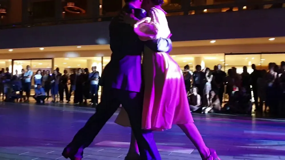 Video thumbnail for CELESTE CIMINO & LUCIANO MILLAQUEO Tango evening performance 2
