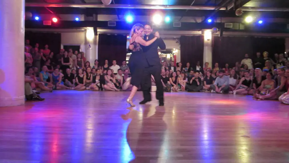 Video thumbnail for Carlitos Espinoza and Noelia Hurtado performance 4 @ All Night Milonga NYC June 25, 2016