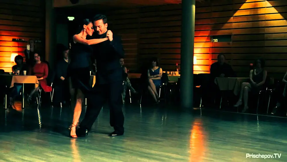 Video thumbnail for Stella Missé and Vladimir Khorev, 2-3, Milonga "Me Gusta", Prischepov TV - Tango Channel