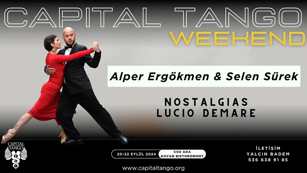 Video thumbnail for Alper Ergökmen & Selen Sürek 5-5/ Capital TangoWeekend/ CSO Kovan/ Nostalgias - Lucio Demare