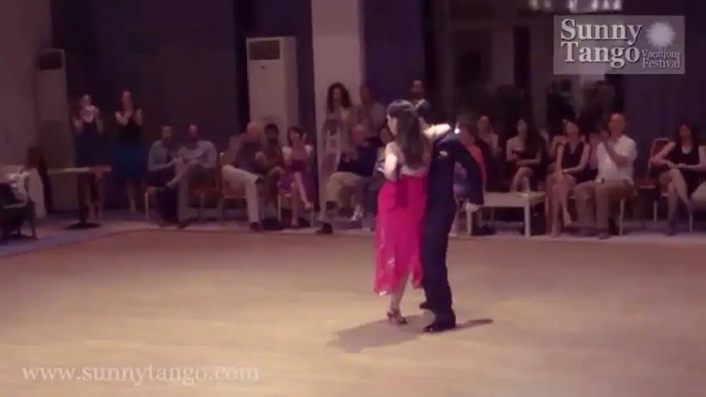 Video thumbnail for Vaggelis Hatzopoulos - Marianna Koutandou 3/3,  SUNNY TANGO FESTIVAL 2014, Juan D'Arienzo-El Huracan
