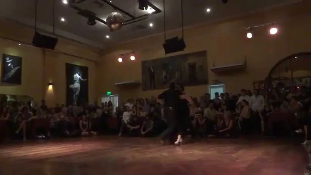 Video thumbnail for Julio Balmaceda & Corina De La Rosa. Color Tango Orq. Milonga Parakultural salon Caning 2014