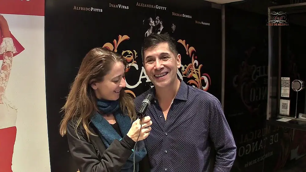 Video thumbnail for Musical Calles de tango, Mario Morales entrevista por Elena Fernandez de Barcelona