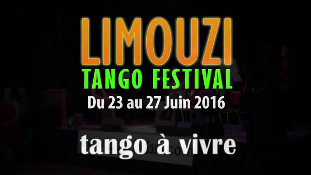 Video thumbnail for Erna Dolcet et Santiago Giachello - Limouzi Tango Festival 2016 - Tango A Vivre Limoges