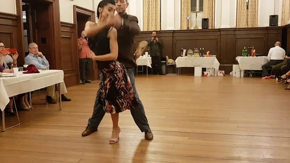 Video thumbnail for Michael Nadtochi & Paula Duarte - London Mayfair Milonga 3/4 (Pugliese - Flor de Tango)