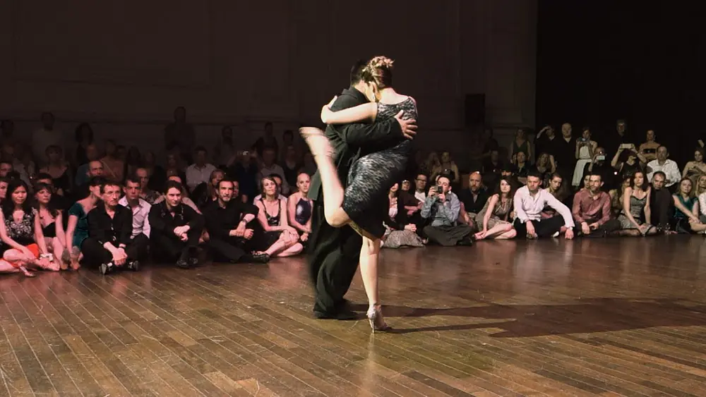 Video thumbnail for Tango: Noelia Hurtado y Carlitos Espinoza, 25/04/2015, Brussels Tango Festival #2/3