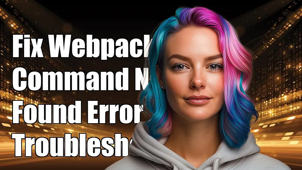 Video thumbnail of Fixing 'Webpack Command Not Found' Error: Troubleshooting Guide & Solutions