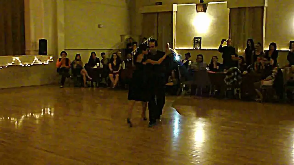 Video thumbnail for Geraldine Rojas and Ezequiel Paludi in Los Angeles, DiVo milonga in Santa Monica CA