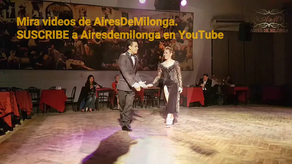 Video thumbnail for Colombia en la mitica pista de Salón Canning, milonga Parakultural, Paulina Mejía, Juan David Vargas