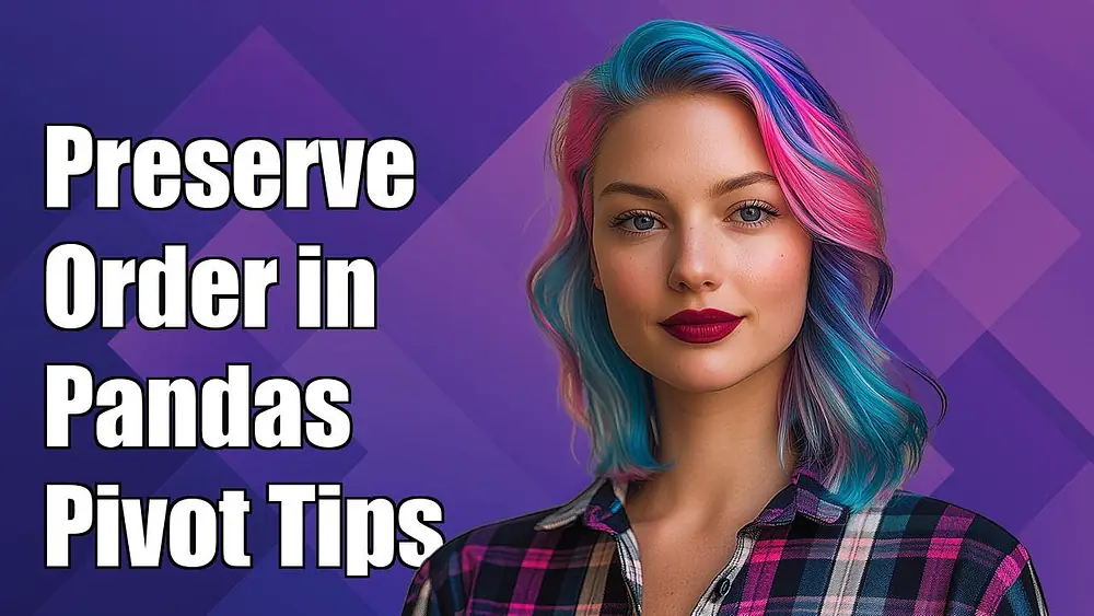 Video thumbnail of How to Preserve Order in Pandas pivot_table: Tips and Solutions