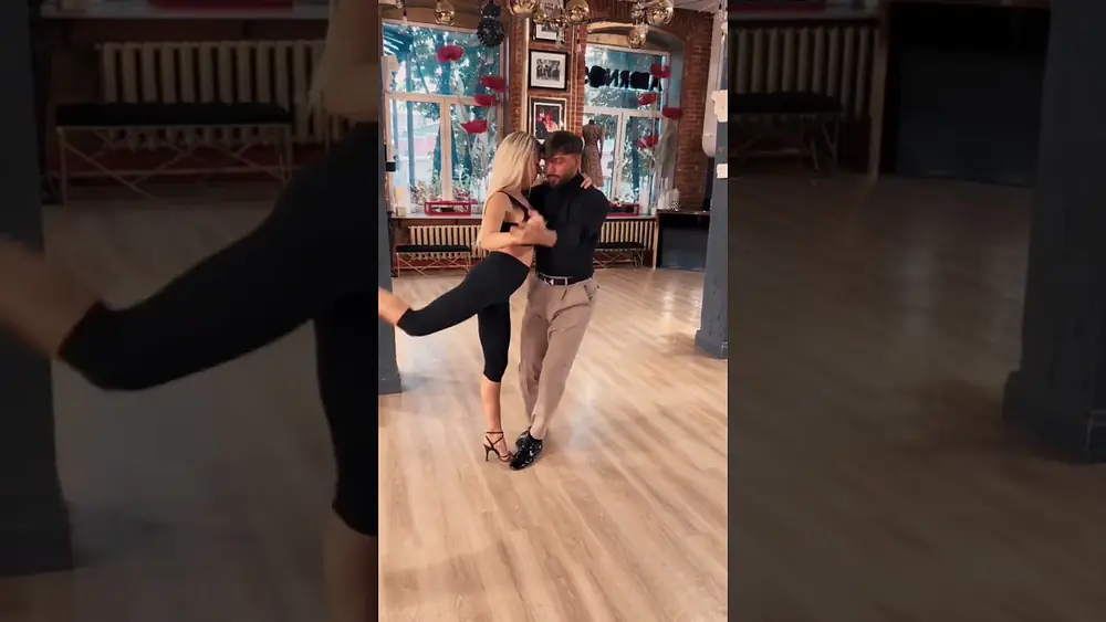 Video thumbnail for Anna Gudyno & Kirill Parshakov Tango practice ❤️‍🔥 Follow @tangoexpo