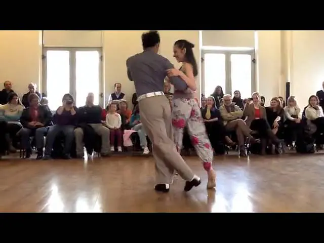 Video thumbnail for Esteban Cortez y Virginia Arzuaga Milongas al mediodía 24/8/13 1/4