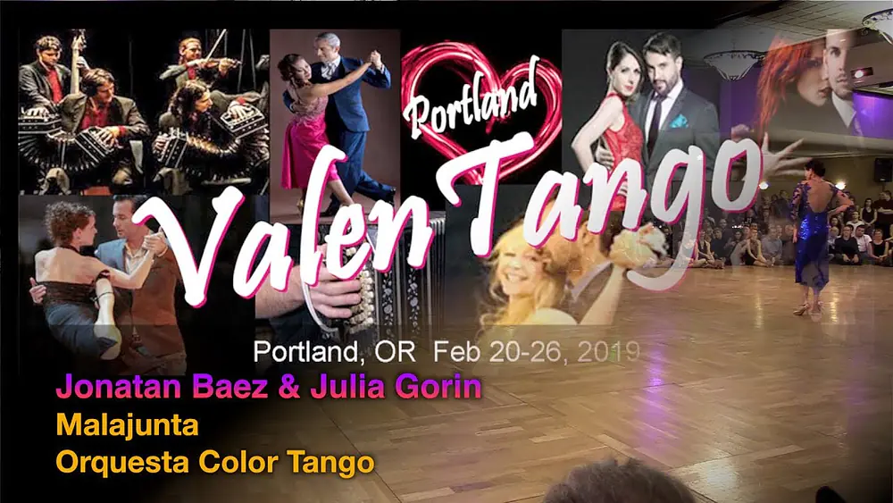 Video thumbnail for Jonatan Baez & Julia Gorin - Malajunta - Orquesta Color Tango - Valentango 2019