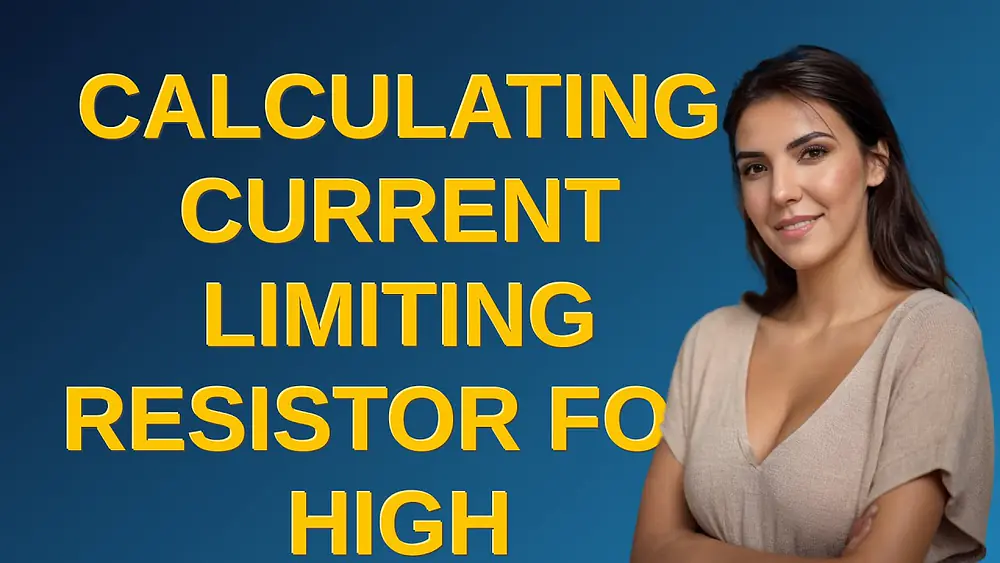Video thumbnail of Electronics: Calculating current limiting resistor for high current circuits