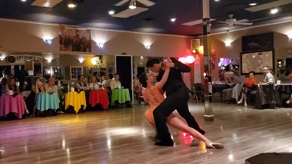 Video thumbnail for Tango performance by Maxi Copello and Raquel Makow at the Tango Room . 1 of 3 performances.