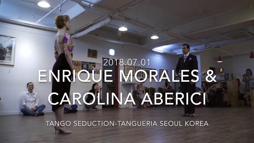 Video thumbnail for [ Tango ] 2018.07.01 - Enrique Morales & Carolina Aberici - Show No.1 (1/5)