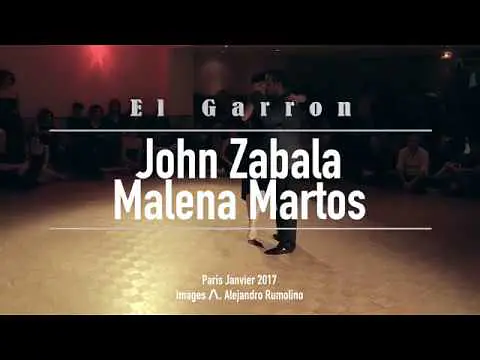 Video thumbnail for Malena Martos y John Zabala 1/4 Tango Los Despojos, Milonga El Garron Paris