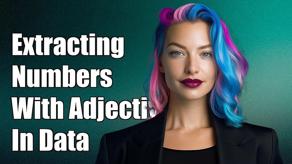 Video thumbnail of How to Extract Numbers with Comparison Adjectives and Ranges in Data Analysis