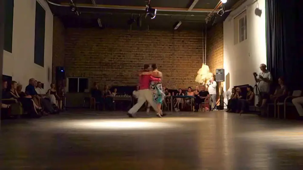 Video thumbnail for Anna Sol & Daniel Carlsson, Summer Tango Malmö, Somebody that I used to know, Gotye, August 2014