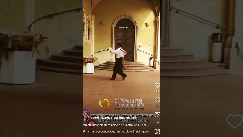 Video thumbnail for Georgina Vargas Oscar Mandagaran #Tango de Buenos Aires “Nostalgias” #dance